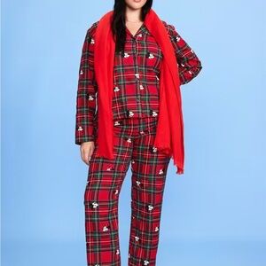 Old Navy Red Plaid Pajama Set